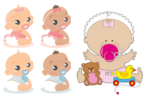 600x411 Baby Vector