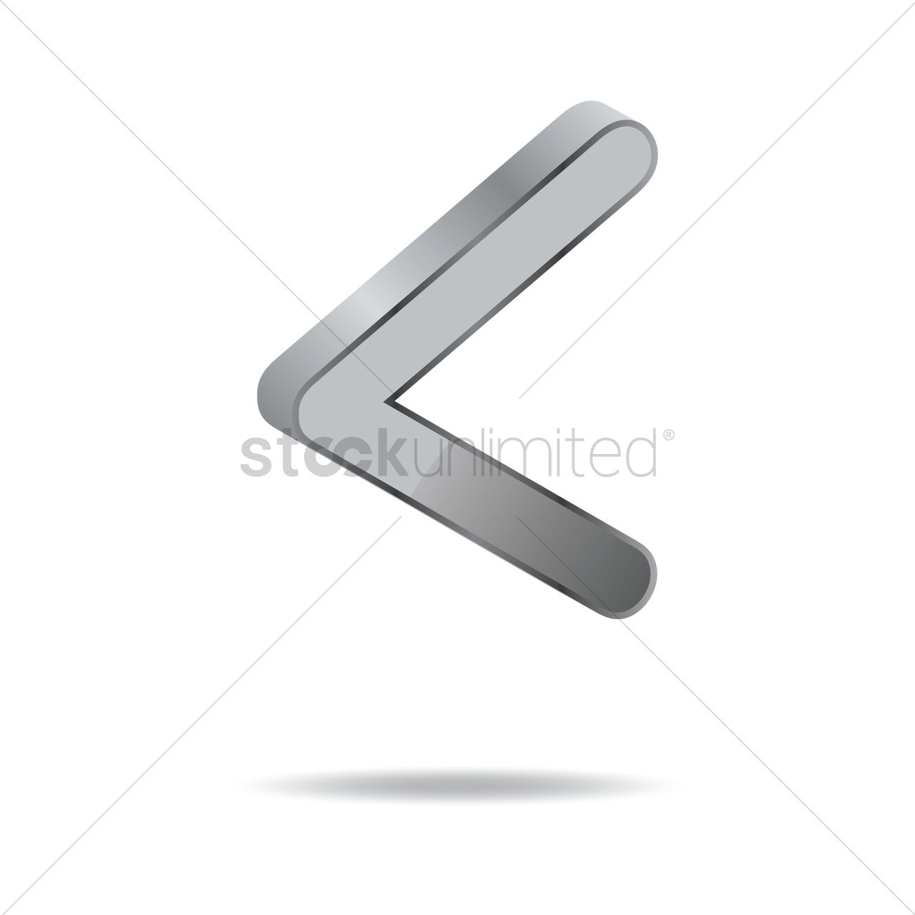 1300x1300 Back Arrow Vector Image