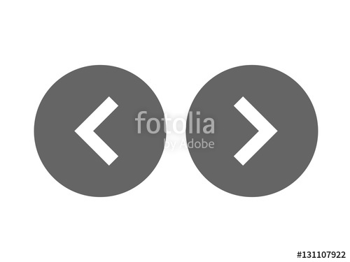 500x375 Left Right Or Back Next Icon Button Vector Stock Image And