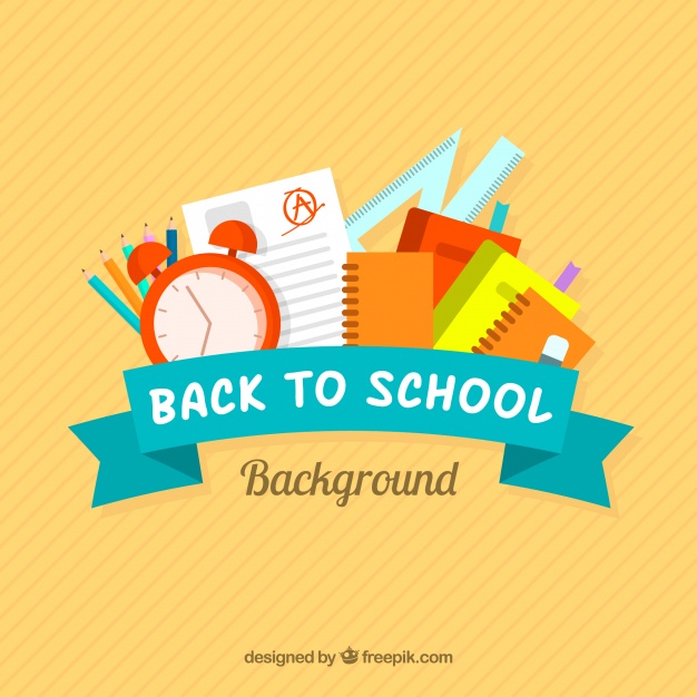 626x626 Back To School Design With Ribbon Vector Free Download