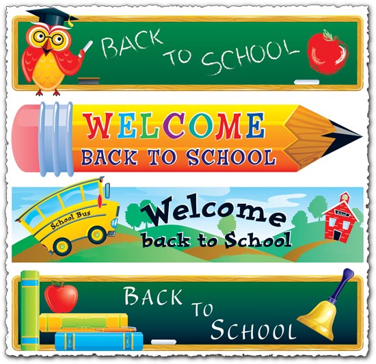 550x532 Welcome Back To School Vector