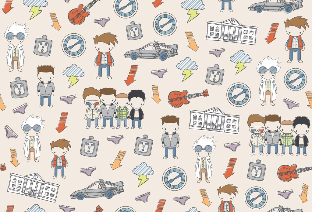 1024x698 Back To The Future Baby Print By Channelchangers