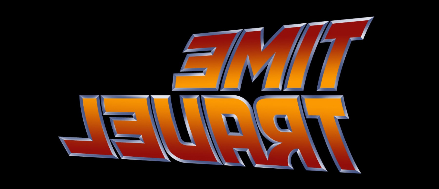 1801x777 Back To The Future Titles Photoshop Tutorial Shopatcloth