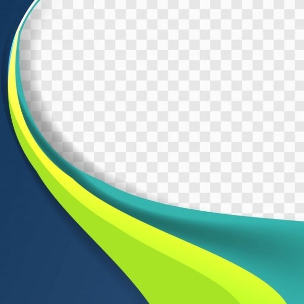 600x600 Blue And Green Wavy Background Vector Free Download With