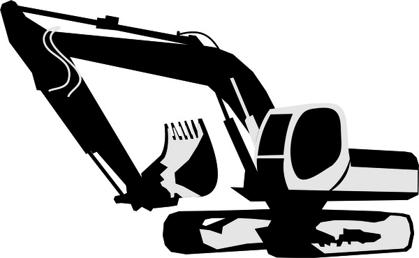 600x370 Excavator Free Vector In Encapsulated Postscript Eps ( .eps