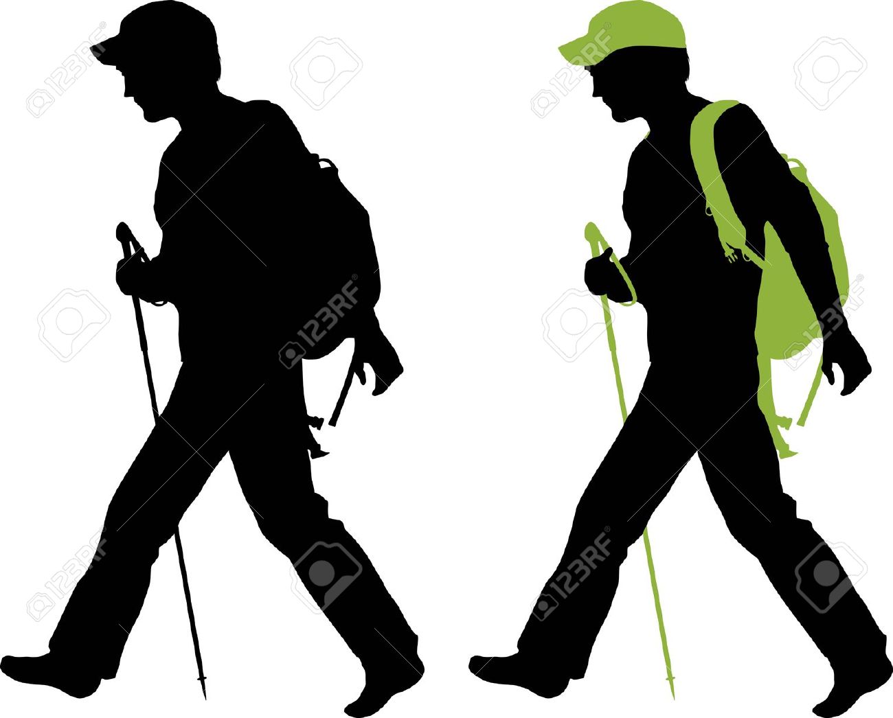 1300x1046 Backpackers Clipart