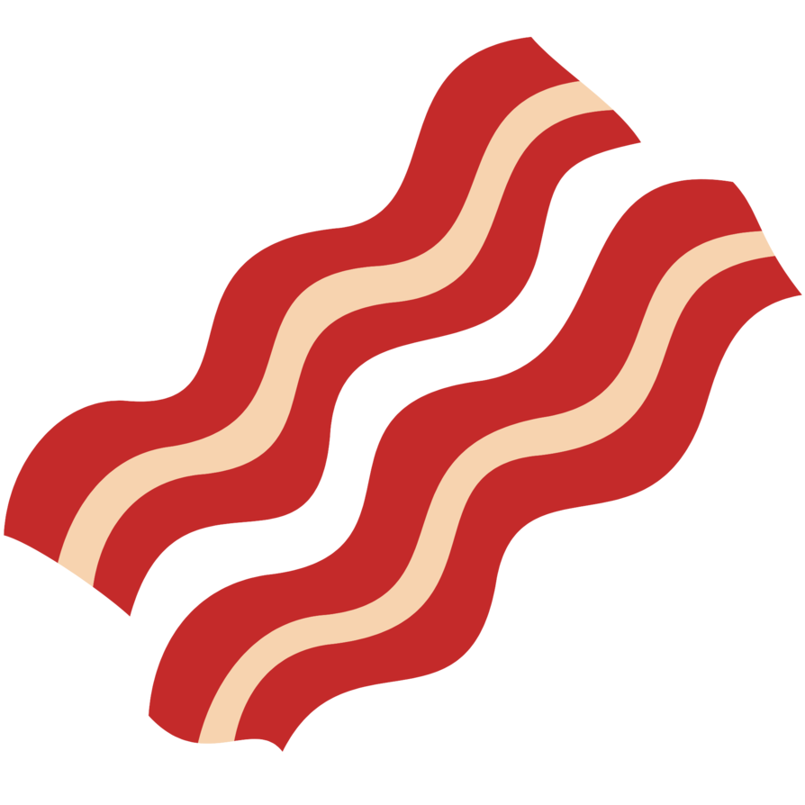 894x894 Collection Of Free Bacon Vector Food. Download On Ubisafe