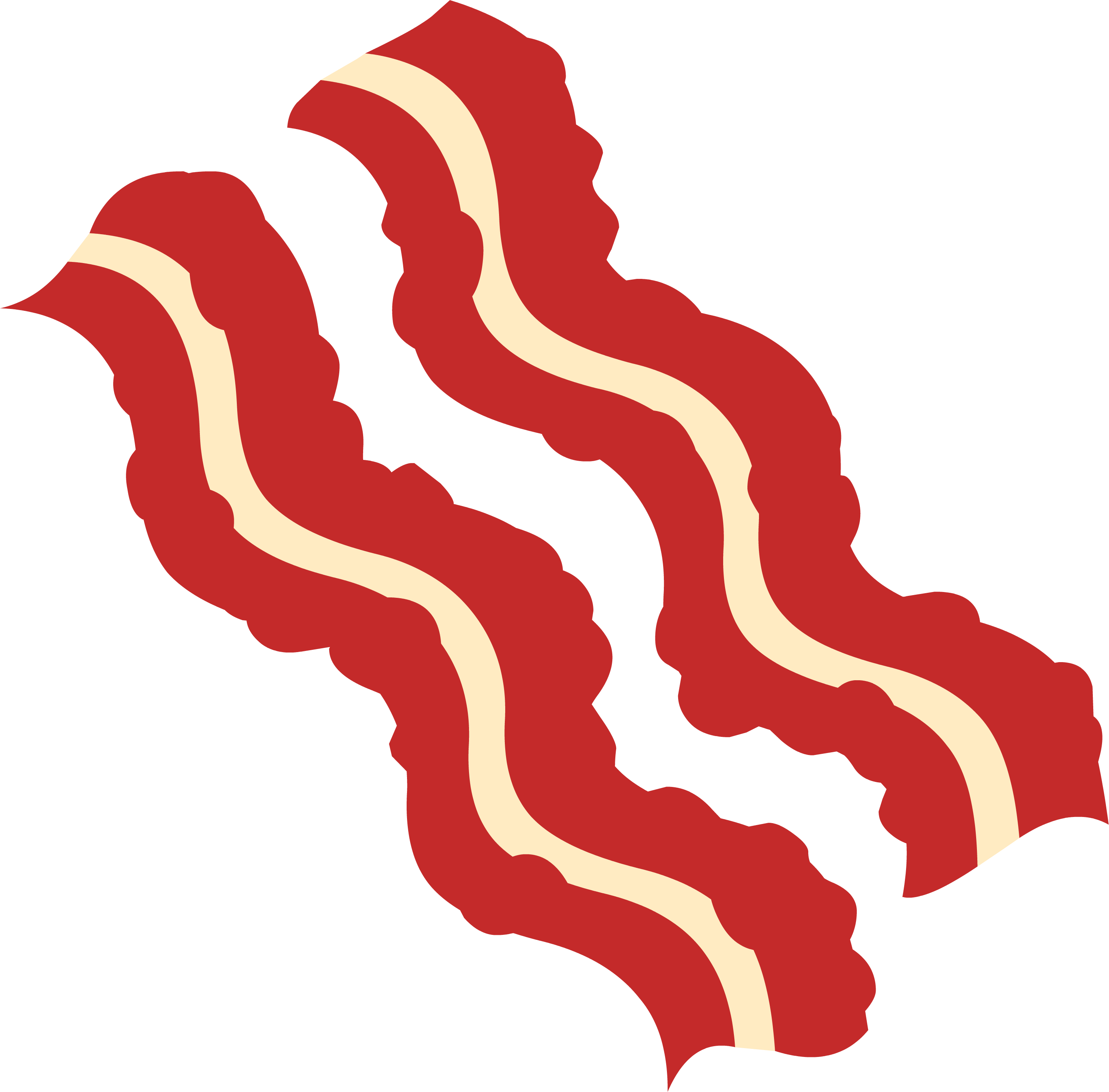 2880x2835 Collection Of Free Bacon Vector Kawaii. Download On Ubisafe