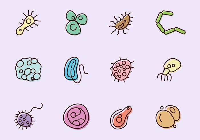 700x490 Bacteria Icons