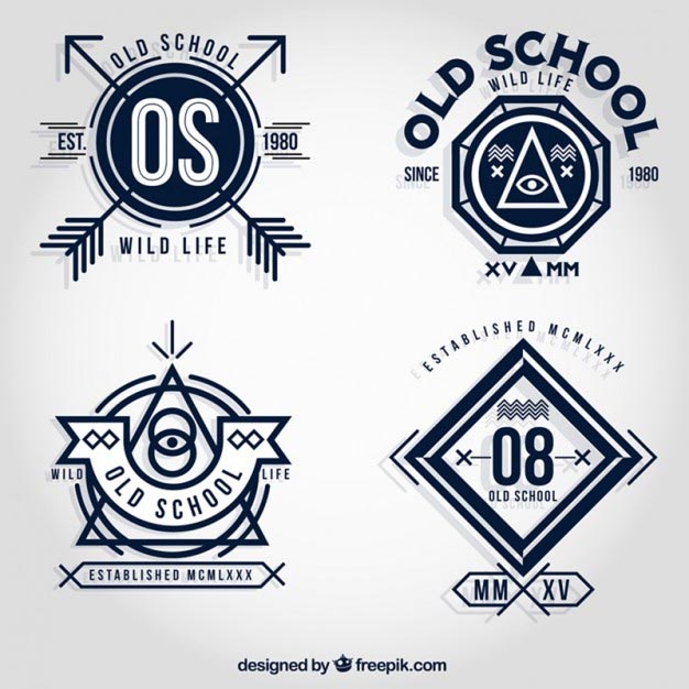 626x626 Free Vector Badges For Logo Design