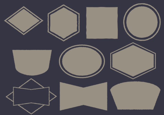 695x485 Free Vector Amp Psd Badge Sets For Web And Graphic Designers