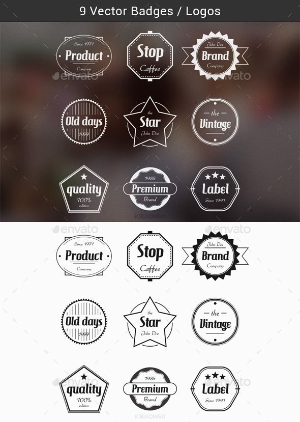 590x829 Badges Vector Templates Badges, Template And Badge Logo