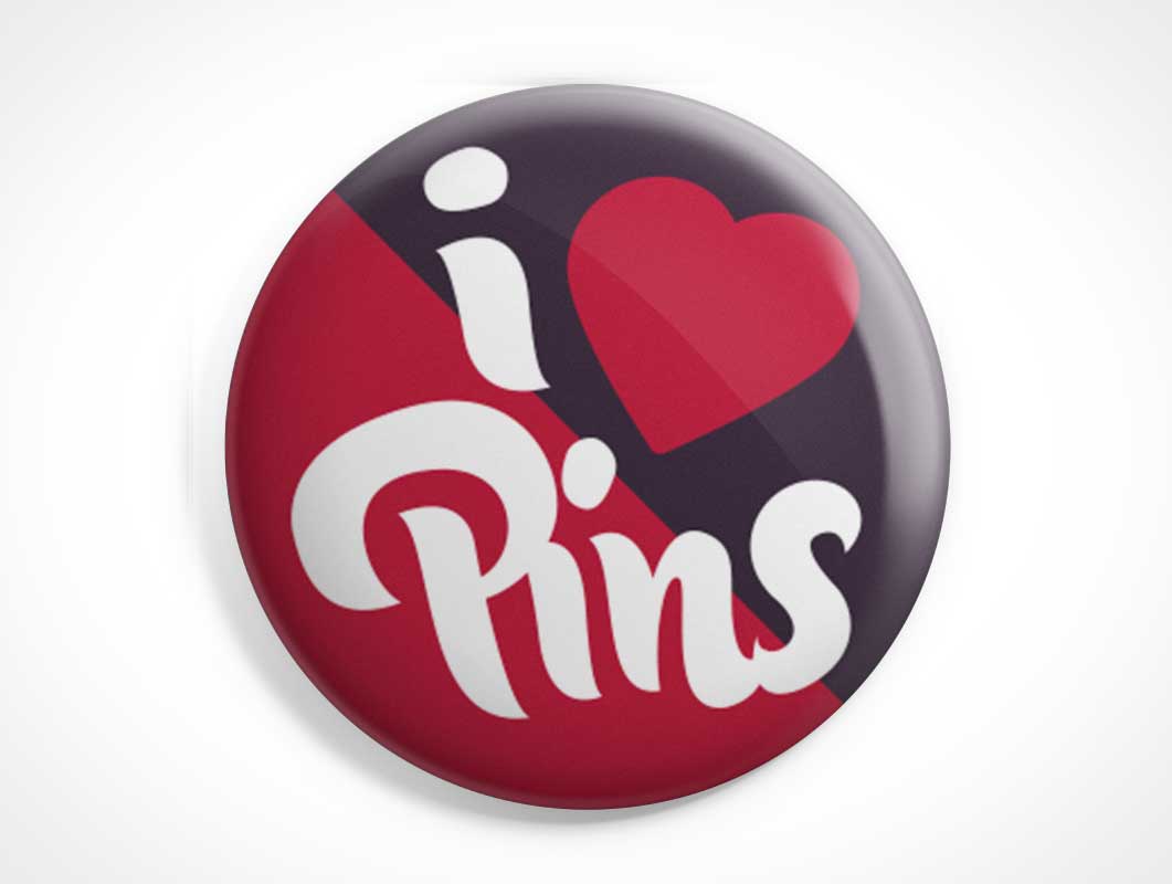 1061x800 Vector Shape Button Badge Pin Psd Mockup