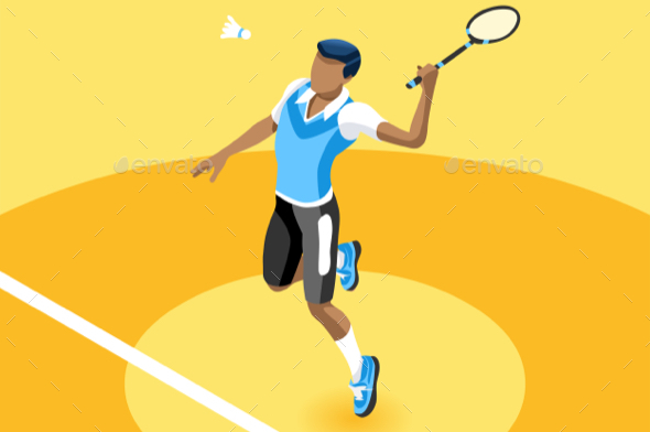 Badminton Vector