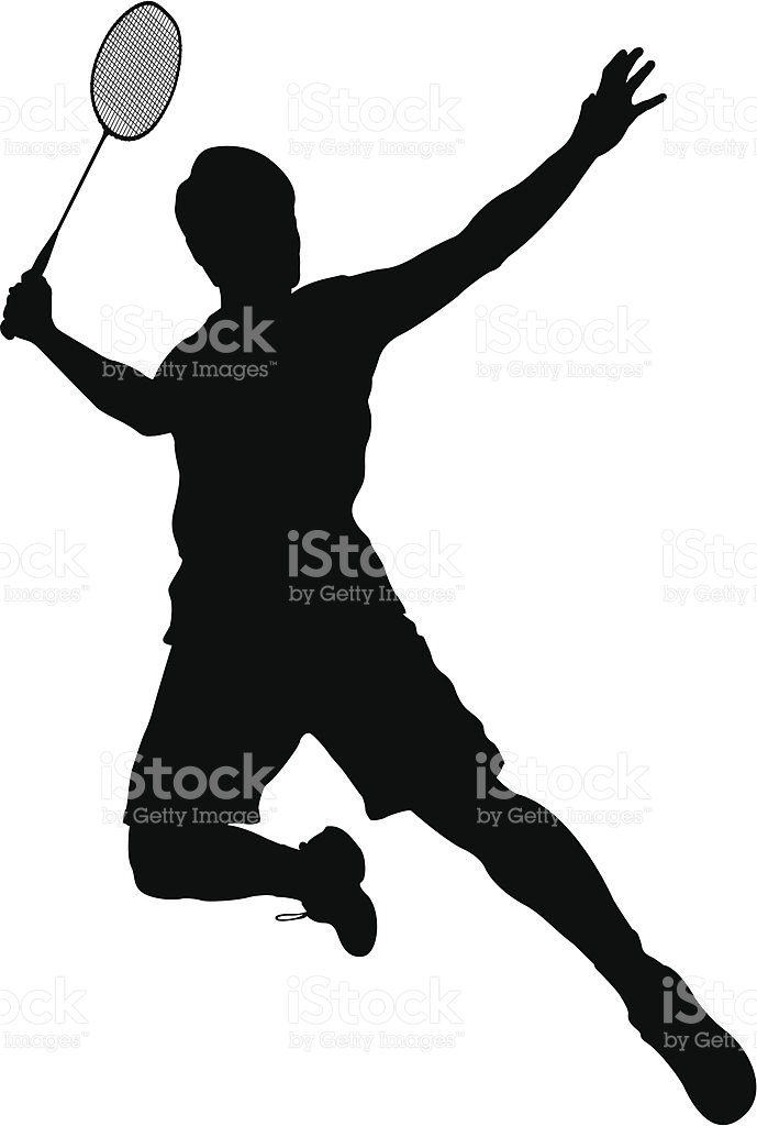 689x1024 Badminton Clipart Vector