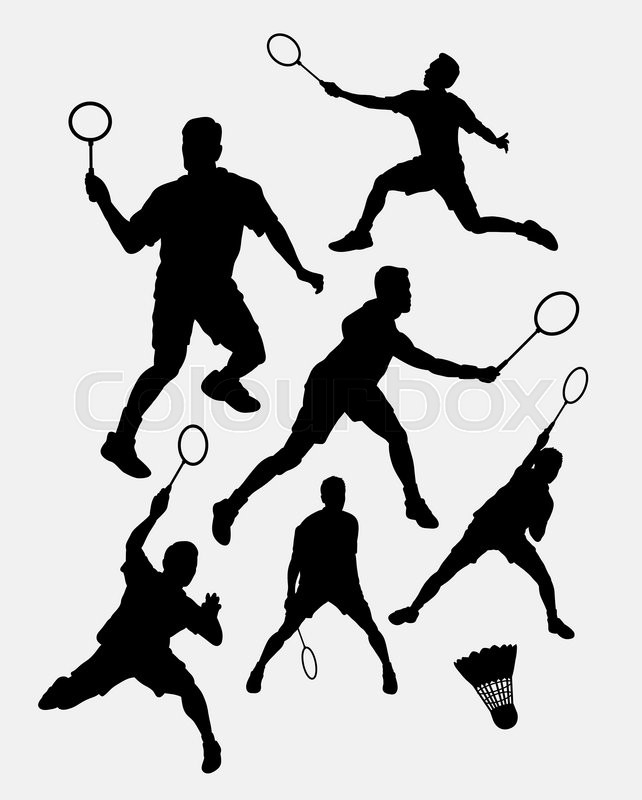 642x800 Badminton Male Sport Player Silhouette 1. Good Use For Symbol