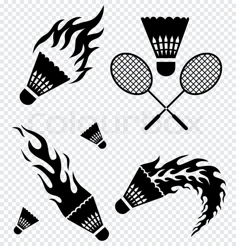 767x800 Vector Illustration Of Badminton Design Stock Vector Colourbox