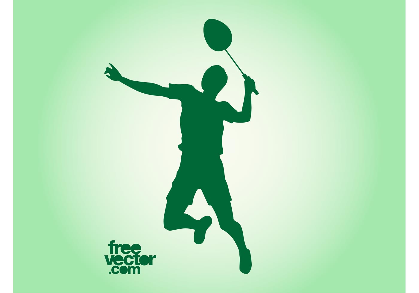 1400x980 Badminton Free Vector Art