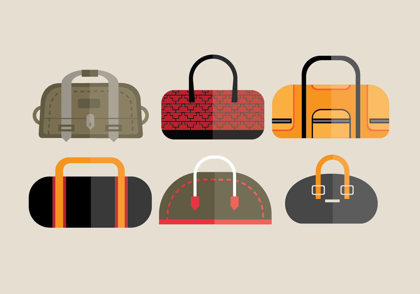 1400x980 Bag Free Vector Art