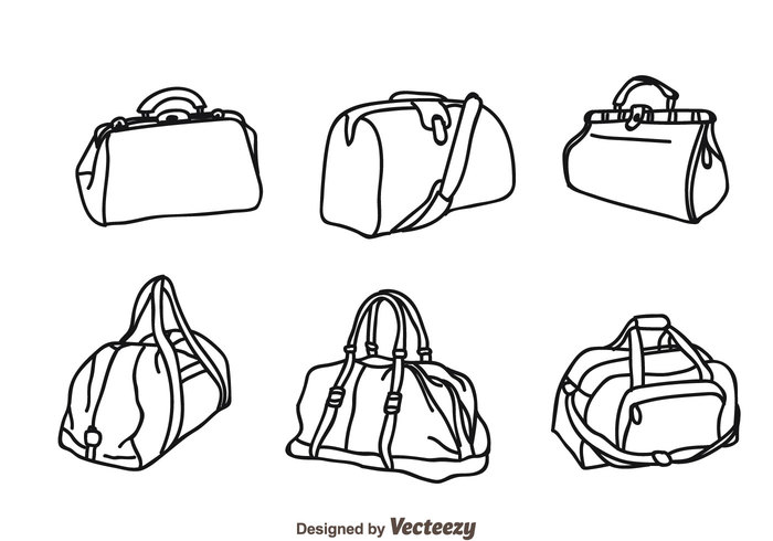 700x490 Vector Bag Isolated Icons 110293