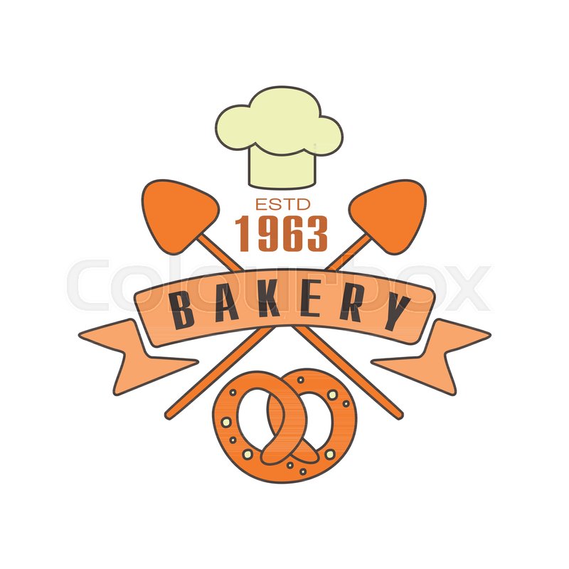 800x800 Bakery Logo Template, Estd 1963, Bread Shop Badge Retro Food Label