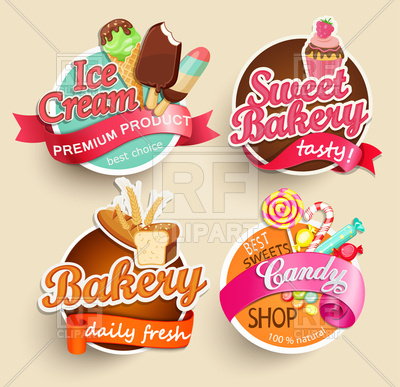 400x387 Food Sticker Set