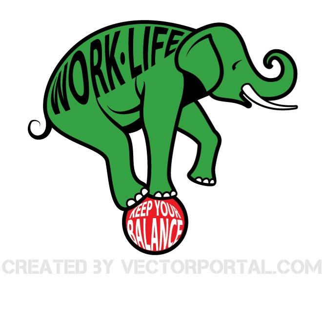 660x660 Work And Life Balance Vector Graphics