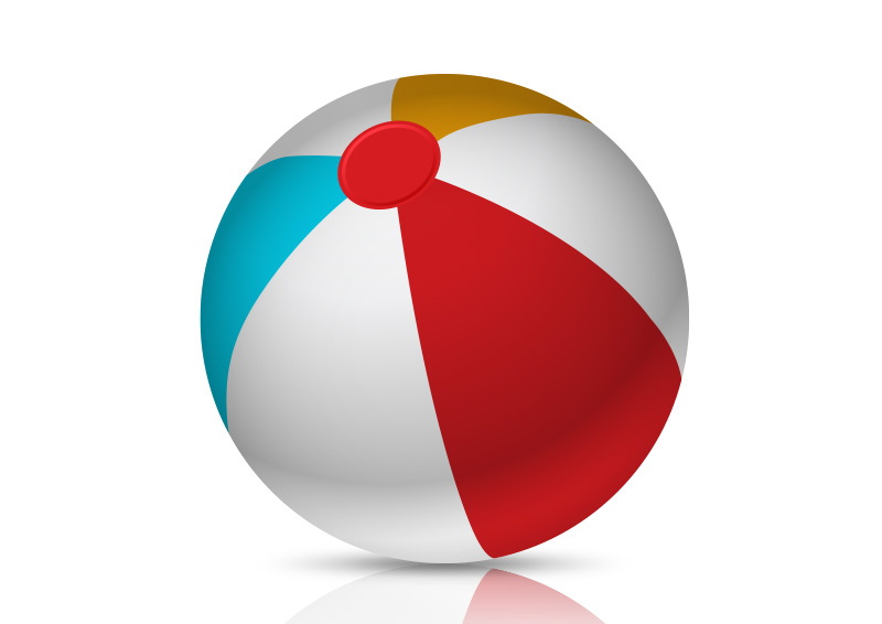 800x566 Colorful Beach Ball Free Vector