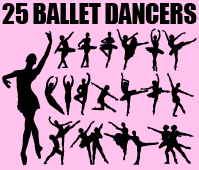 199x170 Vector Ballet Silhouette Free Vector 4vector