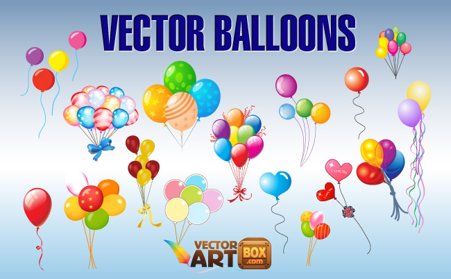 650x402 Balloons Clip Art Free Vector 4vector