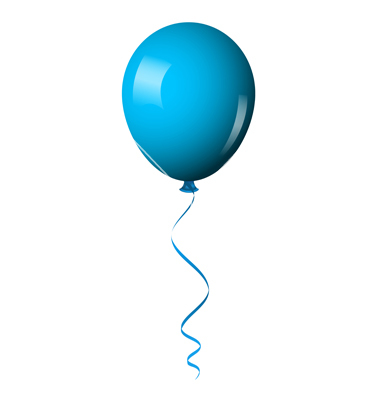 380x400 Blue Balloon Vector Art Clipart Panda Free Images Clipart