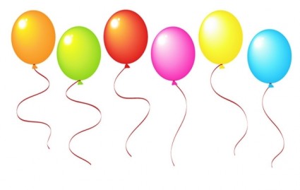 425x269 Vector Balloons Vector Art