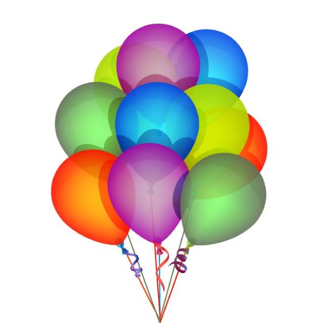 660x660 Birthday Balloons Vector