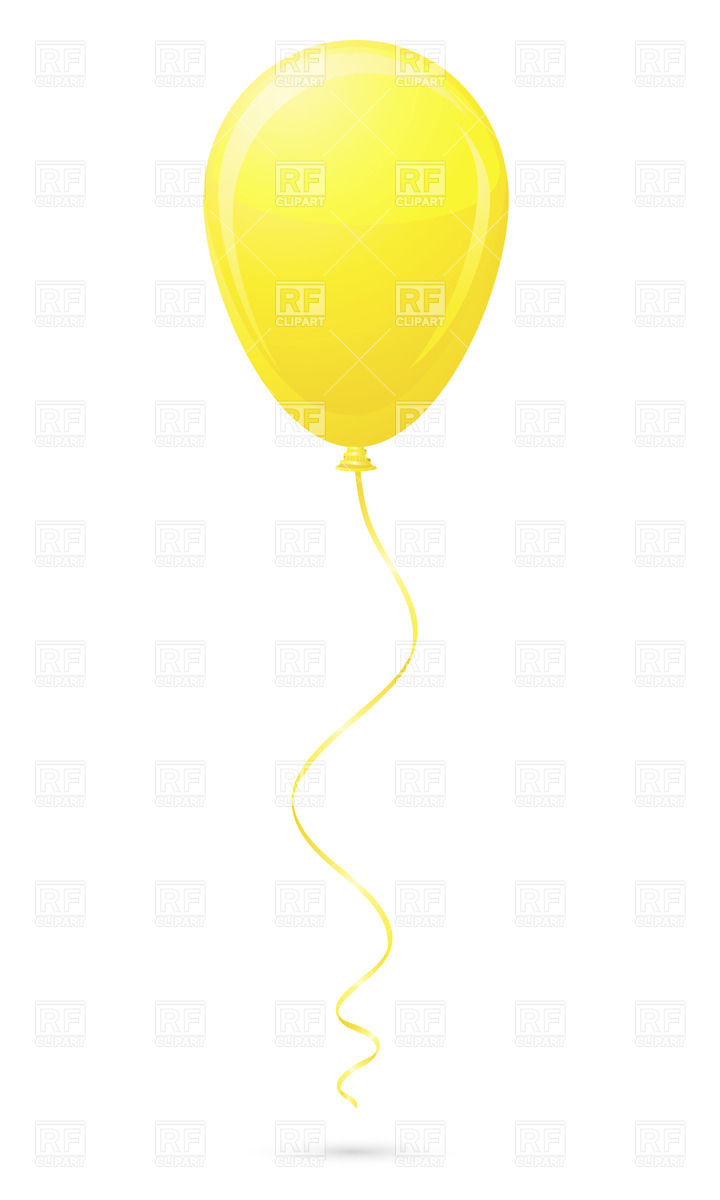 720x1200 Yellow Balloon Vector Image Vector Artwork Of Objects