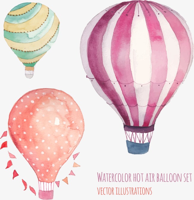 650x672 Hot Air Balloon Vector, Cartoon, Hand Painted, Hot Air Balloon Png