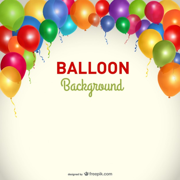 626x626 Party Background Balloons Template Vector Free Download