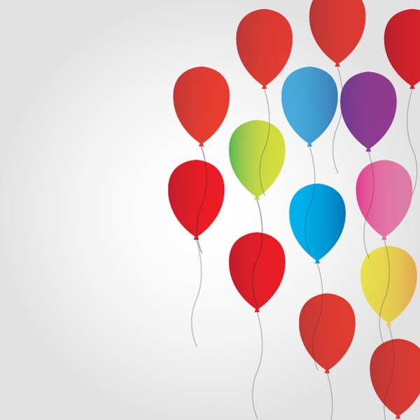 600x600 Free Vectors Free Balloon Vector Background Vector Free