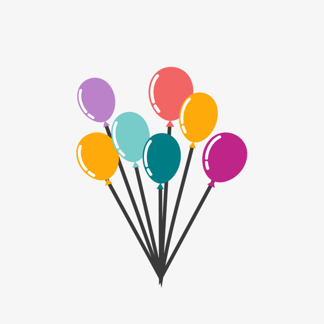 650x651 Cartoon Birthday Party Balloon Vector Png, Cartoon Vector