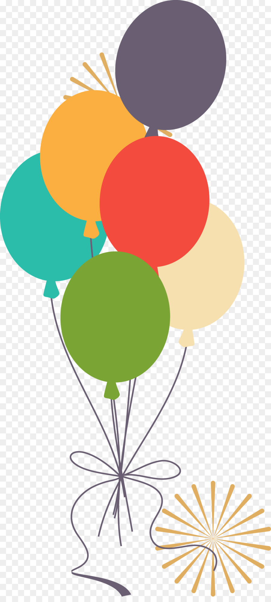 900x2000 Download Balloon Illustration Colored Balloons Vector Illustration