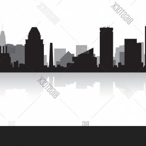 300x300 Stock Vector Baltimore City Skyline Silhouette Rongholland