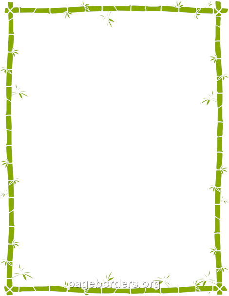 470x608 Bamboo Border Clip Art Bamboo Border Clip Art