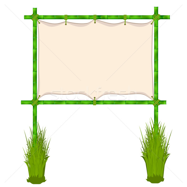 600x600 Bamboo Frame Vector Illustration Volodymyr Vechirnii