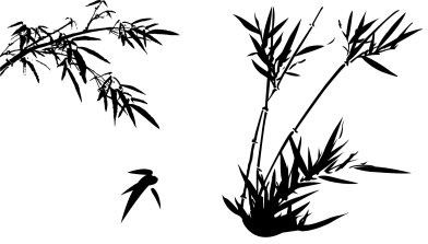 392x223 Bamboo Leaves Free Vector Download (3,790 Free Vector) For