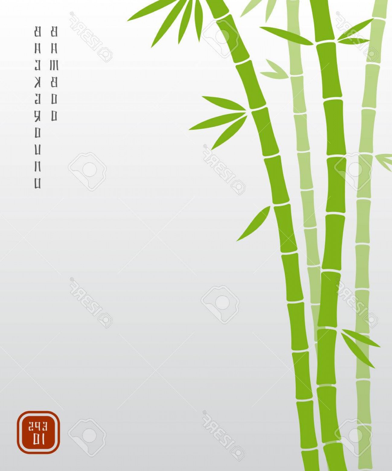 1299x1560 Photostock Vector Chinese Bamboo Or Japanese Bambu Asian Vector