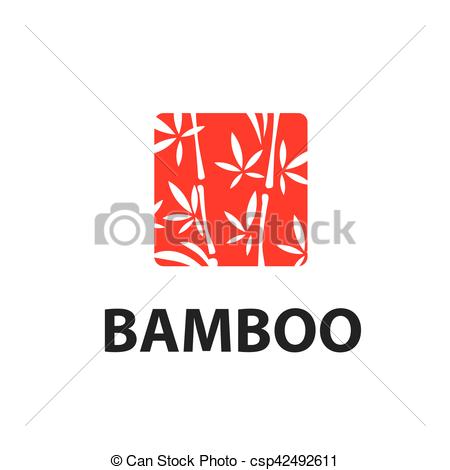 450x470 Vector Logo Bamboo. Template Design Logo Bamboo. Vector... Vector