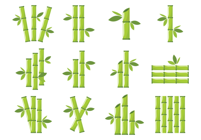 700x490 Bamboo Icons Vector