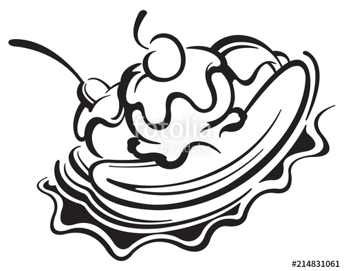 500x395 Banana Split Stock Image And Royalty Free Vector Files On Fotolia