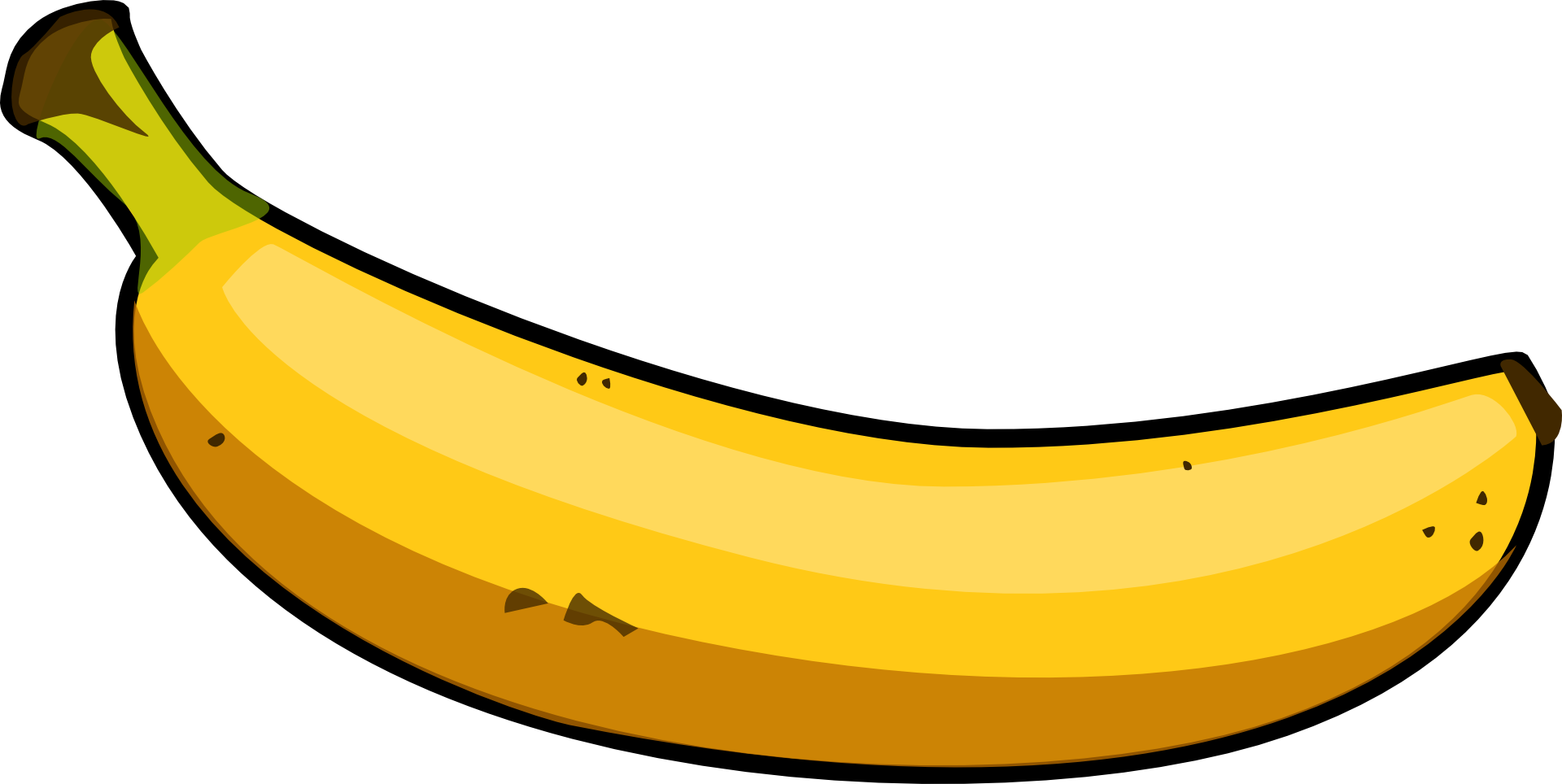 1920x964 Images Of Banana Vector Png
