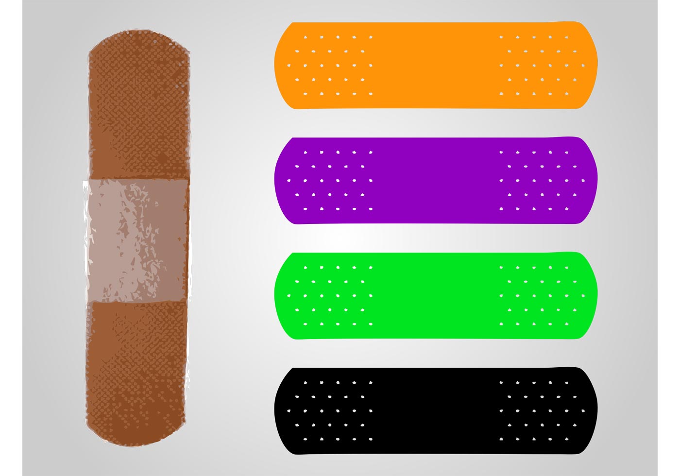 1400x980 Band Aid Free Vector Art