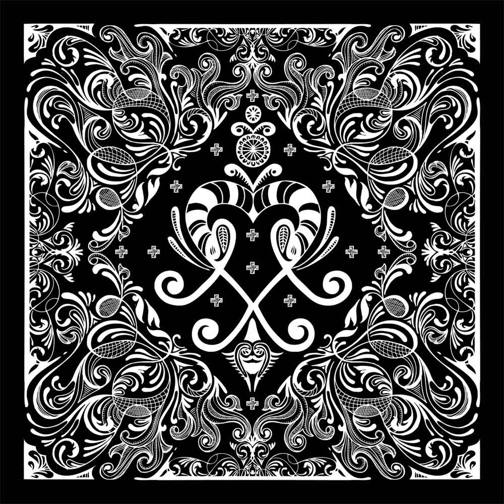 1000x1000 Bandana Design Vector